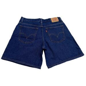 Vintage Levi’s Dark Wash 550 High Rise Mom Shorts Sz 14